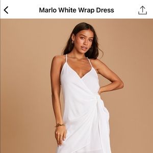 Lulu’s Marlo White Wrap Dress